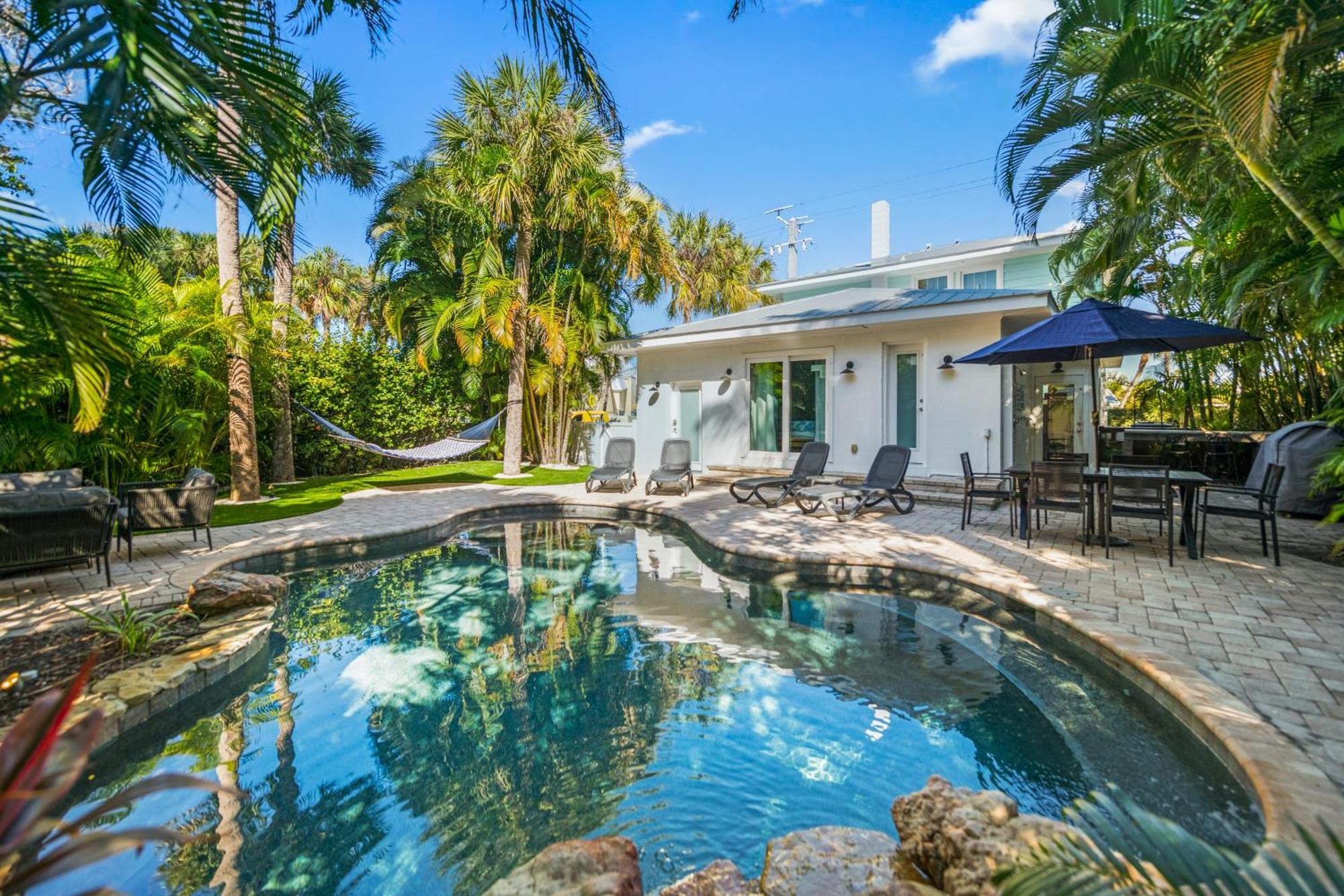 Sandy Pants - Designer Beach Chic Home Steps To Beach Backyard Oasis W Heated Pool แอนนามาเรีย ภายนอก รูปภาพ